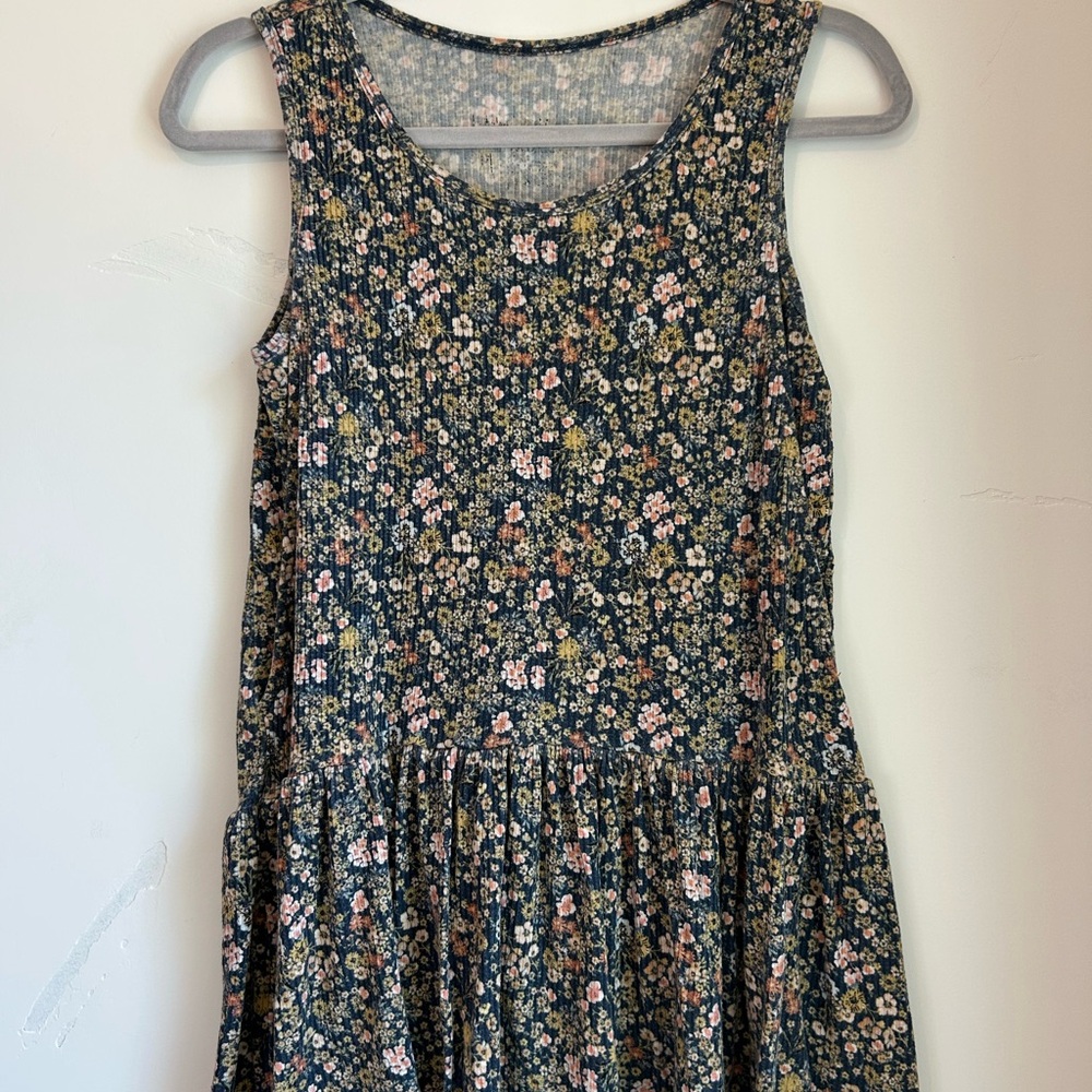 Latched Mama: Floral Sleeveless Nursing Peplum Top